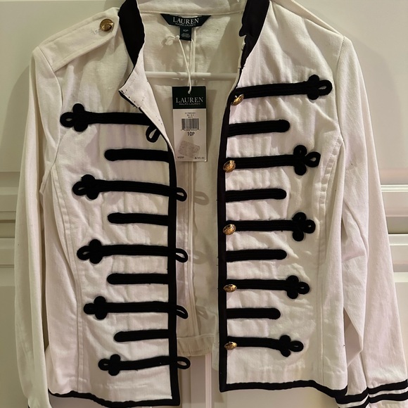 Lauren Ralph Lauren Jackets & Blazers - Ralph Lauren Women's Black and White
Jacket
Size 10P Brand new • Ralph Lauren